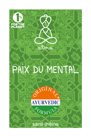 Boite vert de Mano Shanti - Paix du mental l'infusion formula original ayurvedic