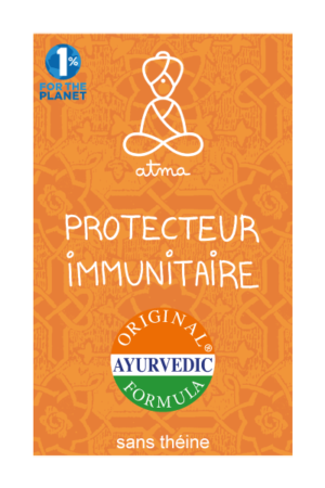 la boite orange de l'infusion ayurvédique Pramati- Protecteur immunitaire