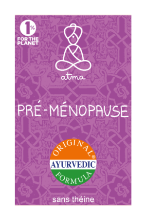 la boite violet de Sandhi - pré-ménopause, une infusion ayurvédique pour femme