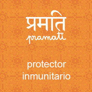 Botón para la infusión ayurvédica Pramati - Protector immunitario